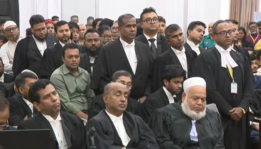 শেখ হাসিনার মামলার রায় পড়া শুরু